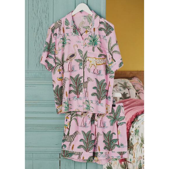 Namaste Other - Namaste Jungle Print Shorts Pajamas